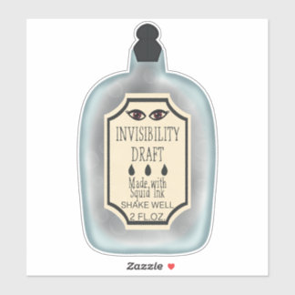 Invisibility Draught Sticker