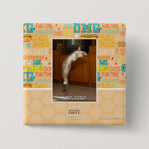 Invisible 3 Pointer 15 Cm Square Badge