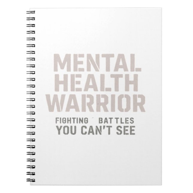  Invisible Battles, Inner Strength Notebook (Front)