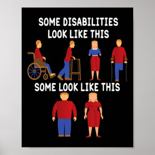 Invisible Disabilities and Mental Health Awareness Poster