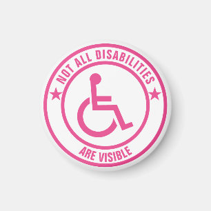 Invisible Disability Awareness Decal Magnet