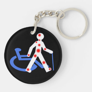 Invisible disability / Visible  Key Ring