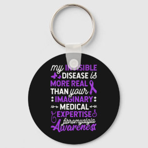 Invisible Disease Is More Real Key Ring