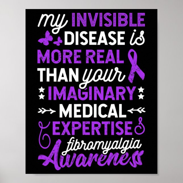 Invisible Disease Is More Real  Poster (Front)