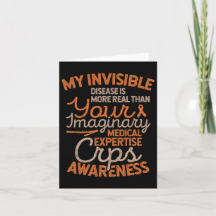 Invisible Disease Rsd Crps Awareness  Card