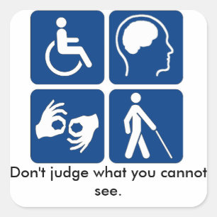 Invisible Illness, Handicap Stickers