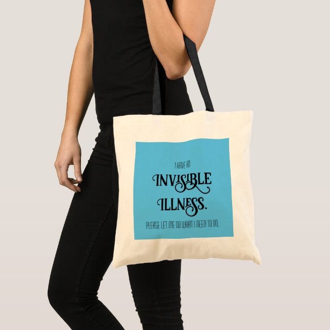 Invisible Illness Tote Bag (Front (Product))