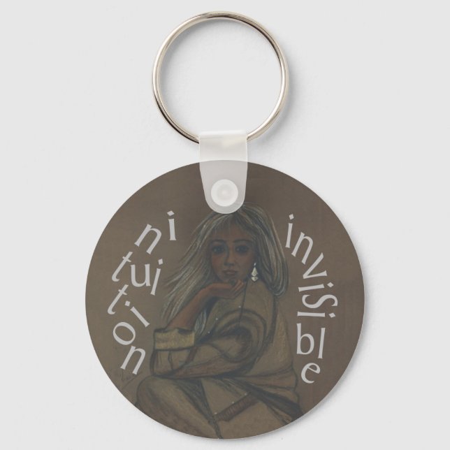 Invisible Intuition Key Ring (Front)