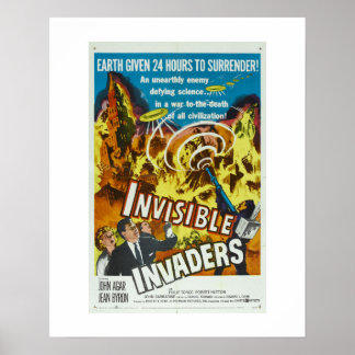 Invisible Invaders Poster