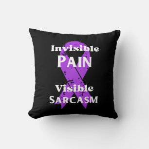 Invisible Pain Sarcastic Cushion