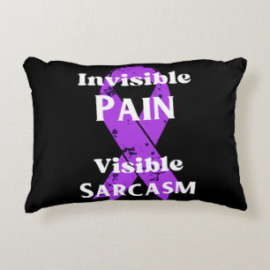 Invisible Pain Sarcastic Decorative Cushion