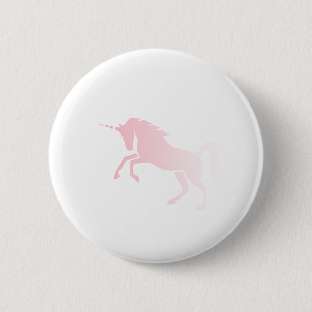 Invisible_Pink_Unicorn 6 Cm Round Badge (Front)