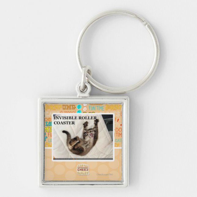 Invisible Roller Coaster Key Ring (Front)