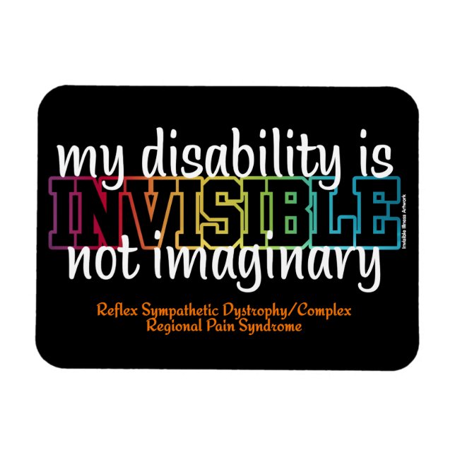 INVISIBLE...RSD/CRPS MAGNET (Horizontal)