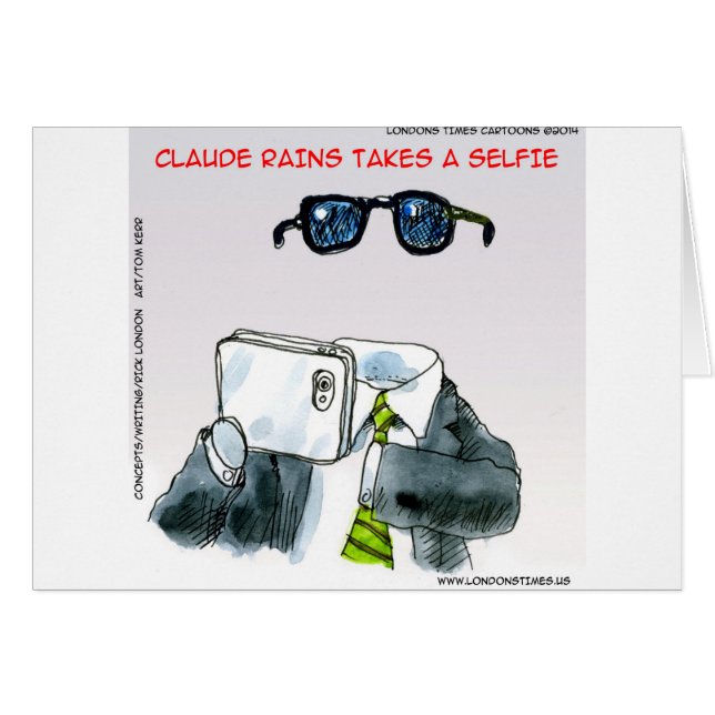 Invisible Selfie Funny (Front Horizontal)