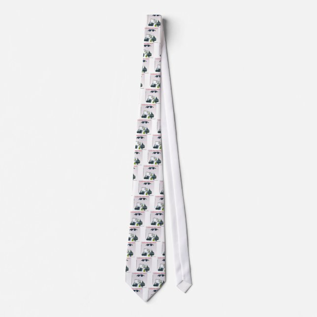 Invisible Selfie Funny Tie (Front)
