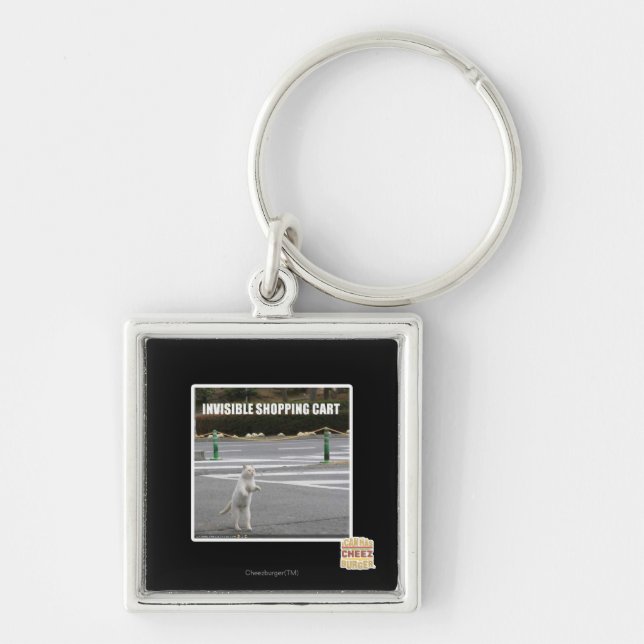 INVISIBLE SHOPPING CART KEY RING (Front)