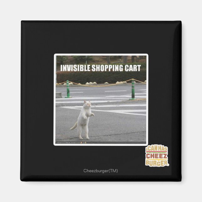 INVISIBLE SHOPPING CART MAGNET (Front)