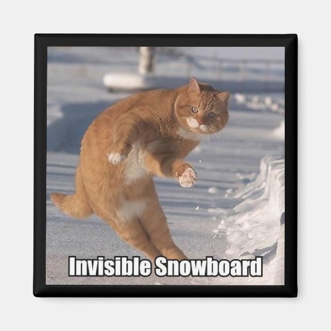 invisible snowboard magnet (Front)