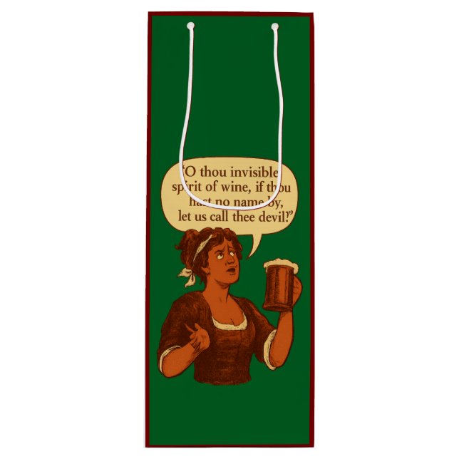 Invisible Spirit of Wine Gift Bag (Front)