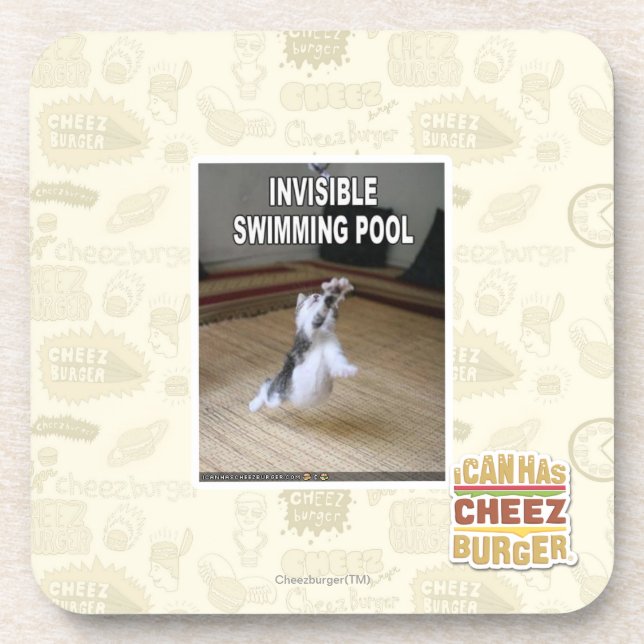 Invisible Swimming Pool Coaster (Front)