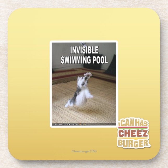 Invisible Swimming Pool Coaster (Front)
