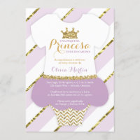 Invitación de Baby Shower para una Princes