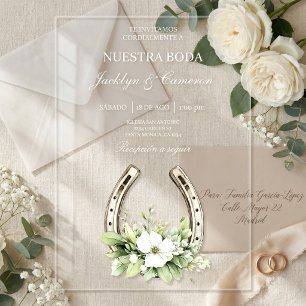 Invitación de Boda Acrílica Herradura Acrylic Invitations