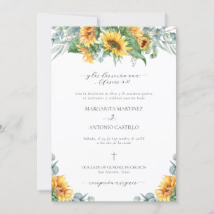 Invitacion de Boda Cristiana Sencilla Wedding Invitation