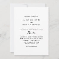invitacion de boda invitation