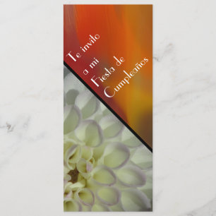 Invitación - Fiesta de Cumpleaños - Dalia Blanca Invitation