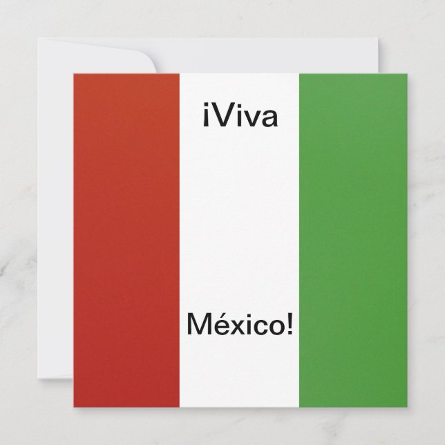 Invitación - Fiesta de Cumpleaños - ¡Viva México! Invitation (Front)