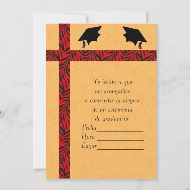 Invitacion Graduacion 1 Invitation (Front)