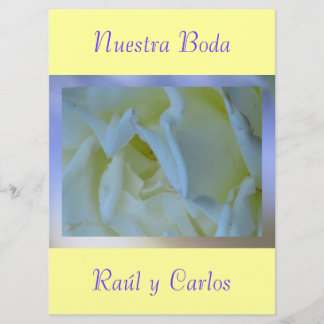 Invitación - Nuestra Boda - Amarilla y Azul Invitation