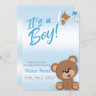 Invitación para baby shower invitation