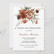 Invitación para Fiesta de Jubilación Personalizada