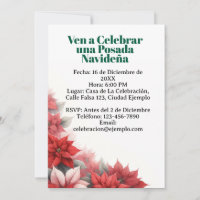 Invitación para Posada Navideña Spanish