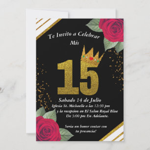 Invitacion para quinceañera invitation