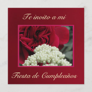Invitación  - Te invito a mi Fiesta de Cumpleaños Invitation