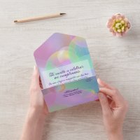 Invitación Todo En Uno - Cumpleaños - Editable