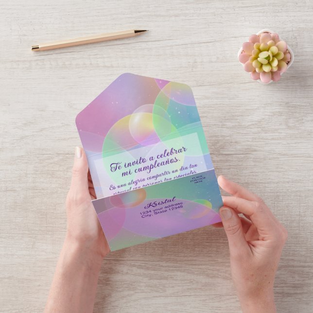 Invitación Todo En Uno - Cumpleaños - Editable All In One Invitation (Video)