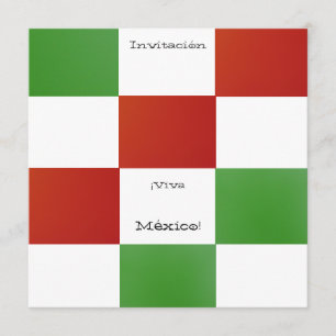 Invitación - ¡Viva México! - Fiesta de Cumpleaños Invitation