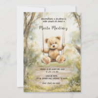 Invitaciones Baby Shower vintage imprimibles
