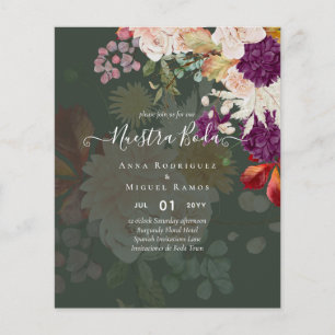Invitaciones de Boda, Spanish wedding BUDGET Flyer