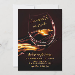 Invitaciones de Cumpleaños Número 50 para Hombre Invitation