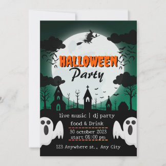 Invitaions Halloween for yours friends & familly.  Invitation