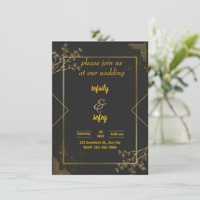Invitat Invitation (Standing Front)