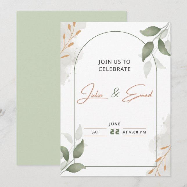 Invitation (Front/Back)