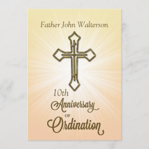 Invitation, 10th Anniversary of Ordination Invitation