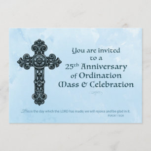 Invitation 25th Silver Ordination Anniversary Prie